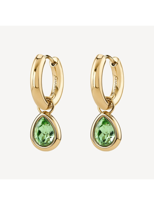 Orecchini Brosway Symphonia BYM217 Oro 14K con Cristalli Chrysolite | Orecchini Brosway