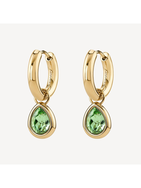 Orecchini Brosway Symphonia BYM217 Oro 14K con Cristalli Chrysolite | Orecchini Brosway