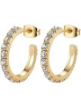 Orecchini Brosway Desideri BEIE045 a Cerchio in Acciaio con Cubic Zirconia
