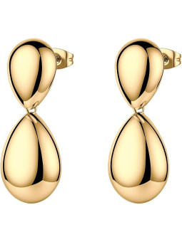 Orecchini Brosway Glow BGW26 Pendenti in Acciaio con Cubic Zirconia