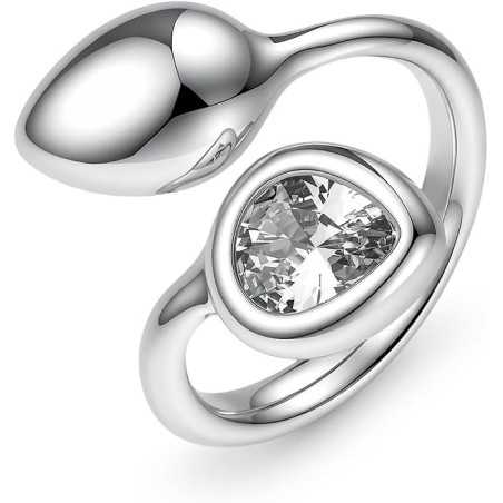 Anello Brosway Glow BGW29B Donna in Acciaio con Cubic Zirconia