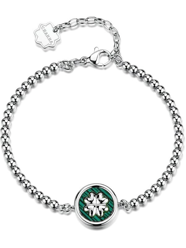 Bracciale Brosway Chakra BHKB308 con Pietre Naturali e Quadrifoglio | Brosway