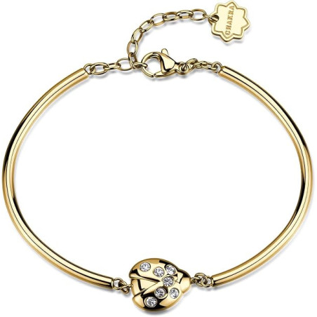 Bracciale Brosway Chakra BHKB315 Donna in Acciaio con Cristalli e Coccinella