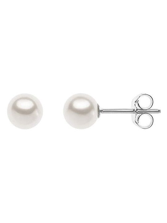 Orecchini Comete ORP 693 Oro Bianco 18Kt e Perle Coltivate | Storia di Luce