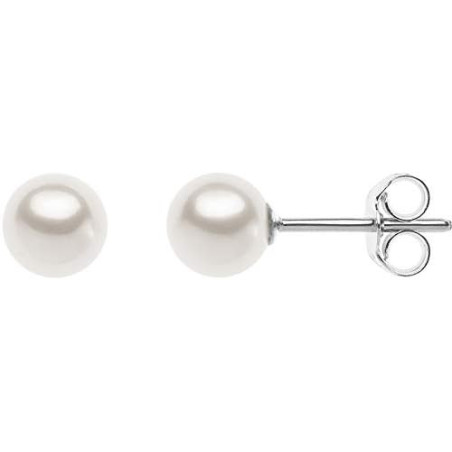 Orecchini Comete ORP 693 Oro Bianco 18Kt e Perle Coltivate | Storia di Luce