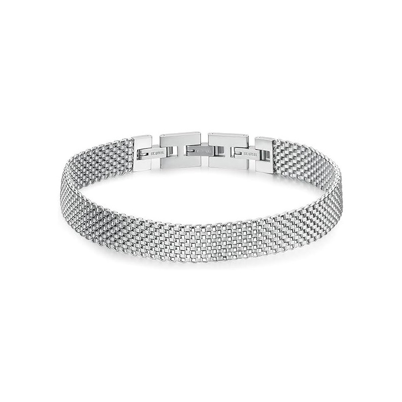 Bracciale Uomo Brosway In Acciaio Silver Riptide BTD031 Bracciale Uomo Brosway In Acciaio Silver Riptide BTD031