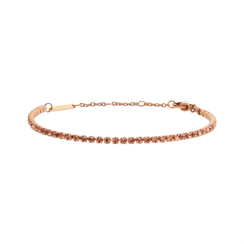Bracciale Donna Tennis Daniel Wellington DW00401112 in Acciaio Oro Rosa Bracciale Donna Tennis Daniel Wellington DW00401112 in Acciaio Oro Rosa