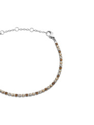 Bracciale Tennis Daniel Wellington Donna DW0040114 in Acciaio Silver