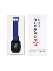 Orologio Smartwatch Uomo Superga Ink 2 SW-STC016 Cinturino in Silicone Blu Rosso