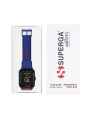 Orologio Smartwatch Uomo Superga Ink 2 SW-STC016 Cinturino in Silicone Blu Rosso