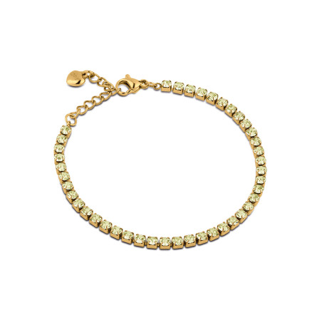 Bracciale Donna Tennis Ops OPSBR-955 Acciaio Oro con pietre 2,5 mm