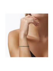 Bracciale Donna Tennis Ops OPSBR-954 Acciaio Silver con pietre Smeraldo 2,5 mm