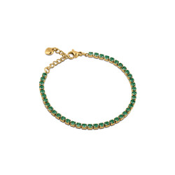 Bracciale Donna Tennis Ops OPSBR-952 Acciaio Oro con pietre Ottanio 2,5 mm