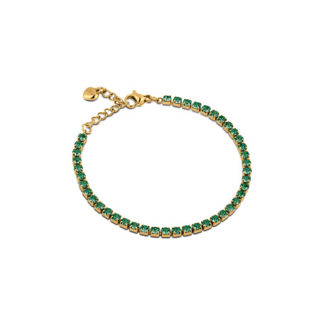Bracciale Donna Tennis Ops OPSBR-952 Acciaio Oro con pietre Ottanio 2,5 mm