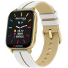 Orologio Smartwatch Donna Superga Ink SW-STC014 Cinturino Bianco e Oro 42 mm