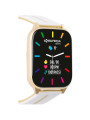 Orologio Smartwatch Donna Superga Ink SW-STC014 Cinturino Bianco e Oro 42 mm