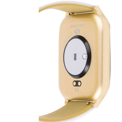 Orologio Smartwatch Donna Superga Ink SW-STC014 Cinturino Bianco e Oro 42 mm