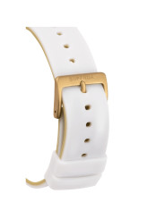 Orologio Smartwatch Donna Superga Ink SW-STC014 Cinturino Bianco e Oro 42 mm