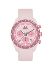 Orologio Cronografo Donna Kappa KW-045 Cinturino in Silicone Rosa 45mm