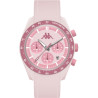 Orologio Cronografo Donna Kappa KW-045 Cinturino in Silicone Rosa 45mm
