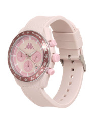 Orologio Cronografo Donna Kappa KW-045 Cinturino in Silicone Rosa 45mm