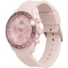 Orologio Cronografo Donna Kappa KW-045 Cinturino in Silicone Rosa 45mm