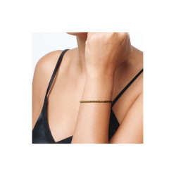 Bracciale Donna Tennis Ops OPSBR-932 Acciaio Oro con pietre Oro 3mm