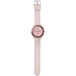 Orologio Cronografo Donna Kappa KW-045 Cinturino in Silicone Rosa 45mm