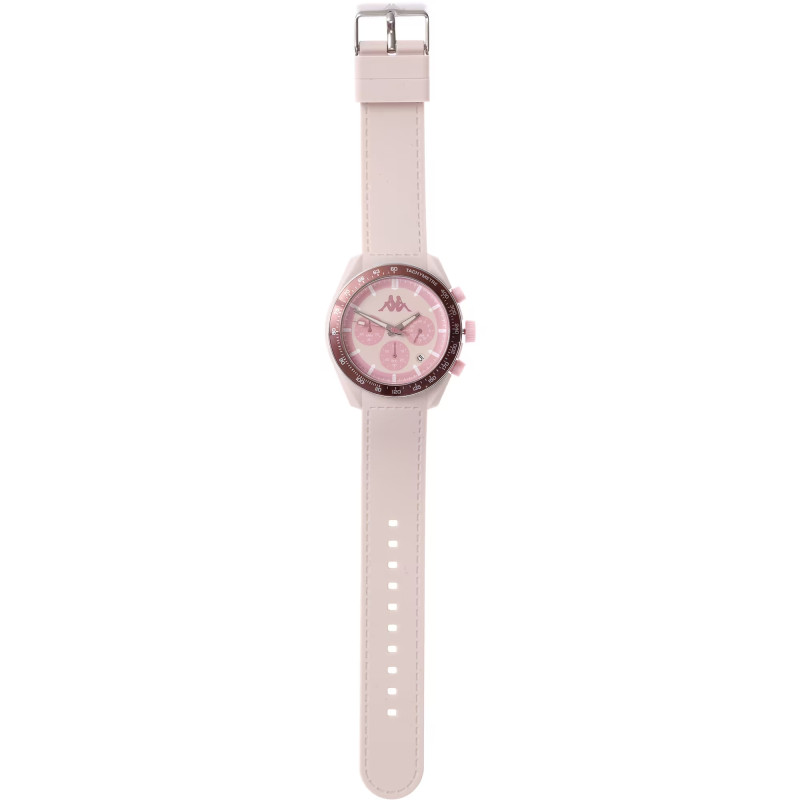 Orologio Cronografo Donna Kappa KW-045 Cinturino in Silicone Rosa 45mm