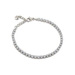 Bracciale Donna Tennis Ops OPSBR-935 Acciaio Silver con pietre Bianche 3mm