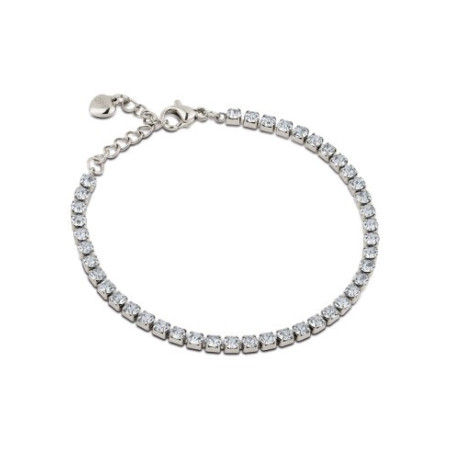 Bracciale Donna Tennis Ops OPSBR-935 Acciaio Silver con pietre Bianche 3mm
