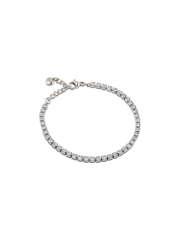 Bracciale Donna Tennis Ops OPSBR-935 Acciaio Silver con pietre Bianche 3mm