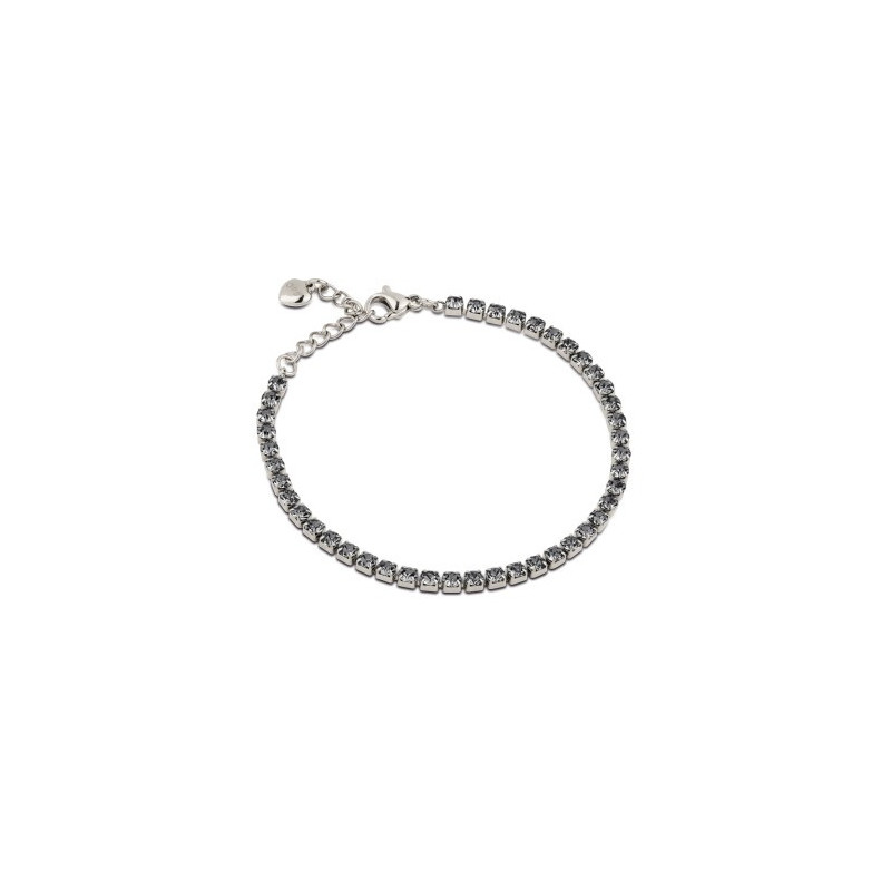 Bracciale Donna Tennis Ops OPSBR-937 Acciaio Silver con pietre Nere 2,5mm Bracciale Donna Tennis Ops OPSBR-937 Acciaio Silver con pietre Nere 2,5mm
