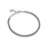Bracciale Donna Tennis Ops OPSBR-937 Acciaio Silver con pietre Nere 2,5mm