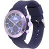 Orologio Cronografo Donna Kappa KW-044 Cinturino in Silicone Viola Cassa 45mm