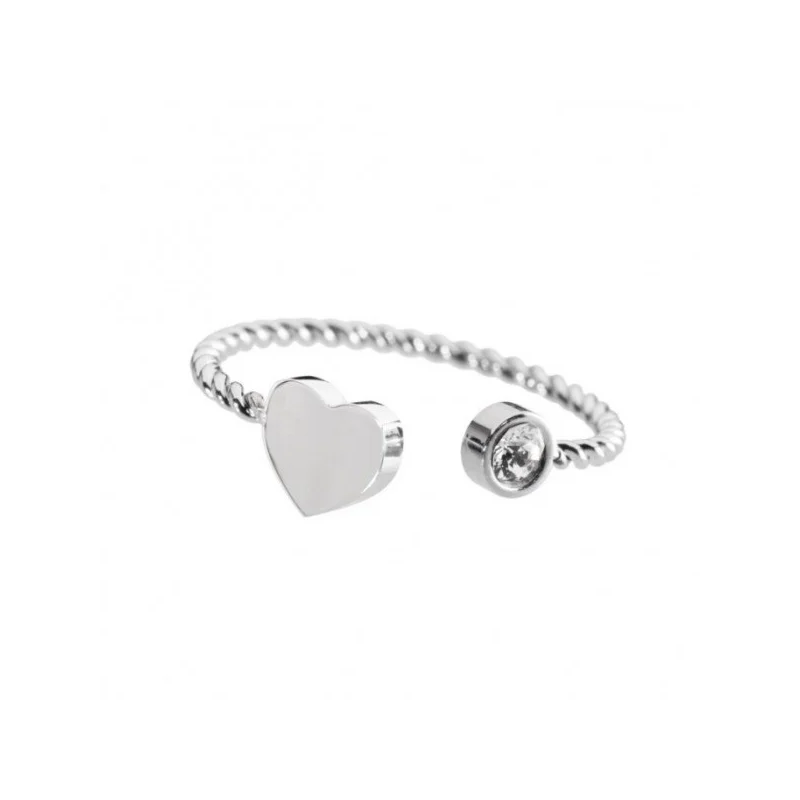 Anello Donna Marlu Gioielli Acciaio Marlu 18an038-f Anello Donna Marlu Gioielli Acciaio Marlu 18an038-f