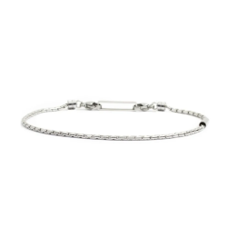 Bracciale Marlù da uomo in acciaio 316L 4BR1827 Silver