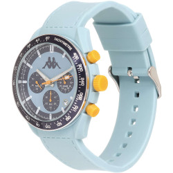 Orologio Cronografo Unisex Kappa KW-041 Cinturino in Silicone Azzurro