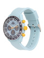Orologio Cronografo Unisex Kappa KW-041 Cinturino in Silicone Azzurro