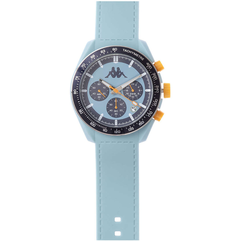 Orologio Cronografo Unisex Kappa KW-041 Cinturino in Silicone Azzurro