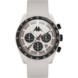 Orologio Cronografo Unisex Kappa KW-038 Cinturino in Silicone Grey Cassa 45mm