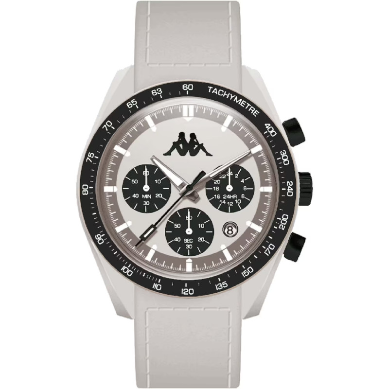 Orologio Cronografo Unisex Kappa KW-038 Cinturino in Silicone Grey Cassa 45mm Orologio Cronografo Unisex Kappa KW-038 Cinturino in Silicone Grey Cassa 45mm