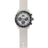 Orologio Cronografo Unisex Kappa KW-038 Cinturino in Silicone Grey Cassa 45mm