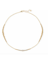 Collana Donna Liu Jo Acciaio dorata maglia a Pallini LJ2824