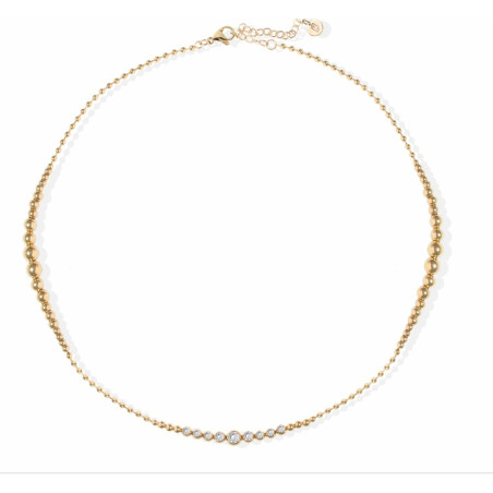 Collana Donna Liu Jo Acciaio dorata maglia a Pallini LJ2824