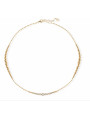 Collana Donna Liu Jo Acciaio dorata maglia a Pallini LJ2824