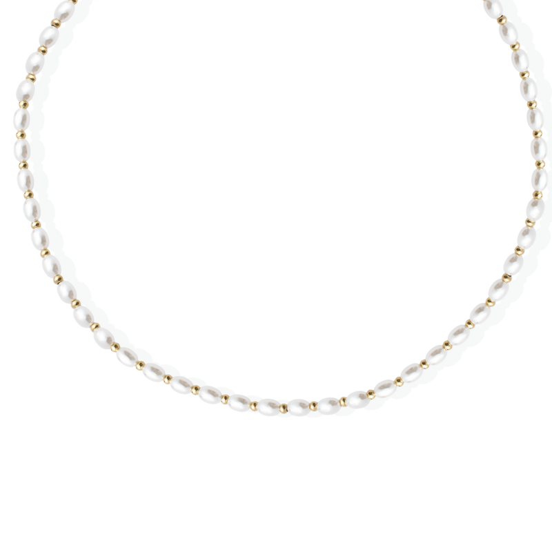 Collana Donna Liujo LJ2844 con Perle in Acciaio Silver Collana Donna Liujo LJ2844 con Perle in Acciaio Silver