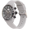 Orologio Cronografo Unisex Kappa KW-047 Cinturino in Silicone Grigio Cassa 45mm
