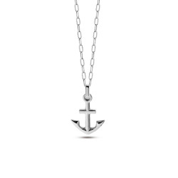 Collana Uomo Liu Jo Acciaio Lucido Ancora MLJ438