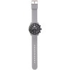 Orologio Cronografo Unisex Kappa KW-047 Cinturino in Silicone Grigio Cassa 45mm